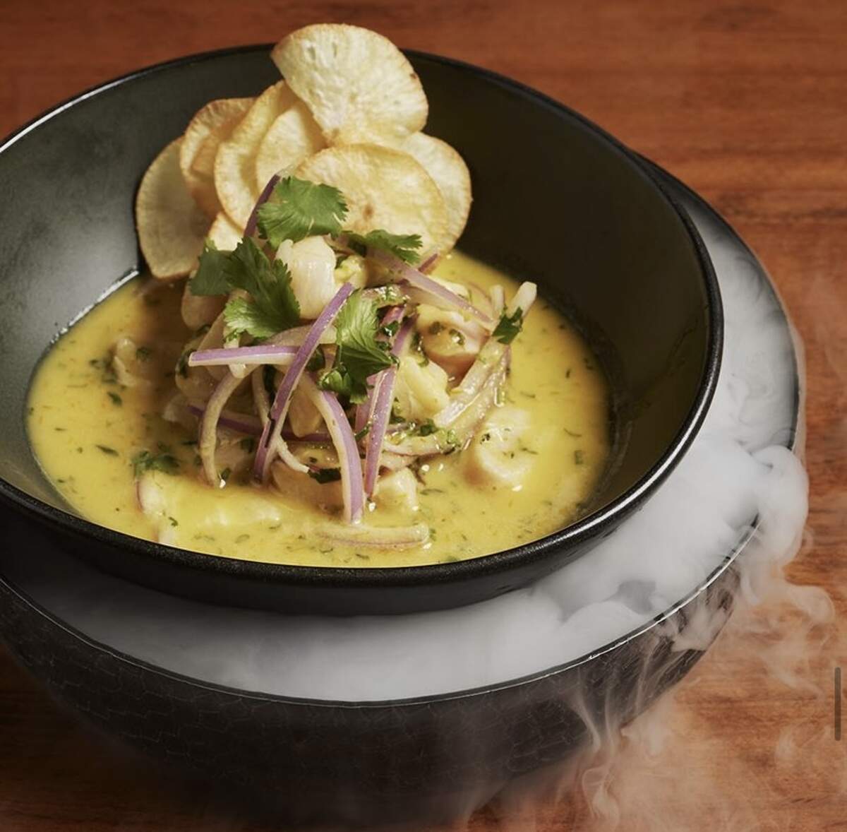 Ceviche del día de Carnicero Steakhouse.