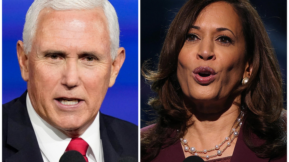 Los candidatos, Pence y Harris, estarán sentados a 12 pies de distancia con pantallas protectoras de plexiglás entre ellos.