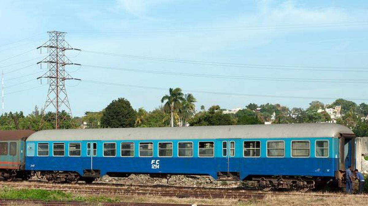 Foto de archivo de un tren en Cuba.