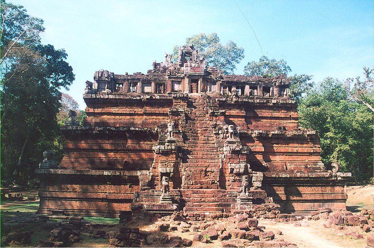 Phinea Nakas o Palacio Real en Angkor Thom.