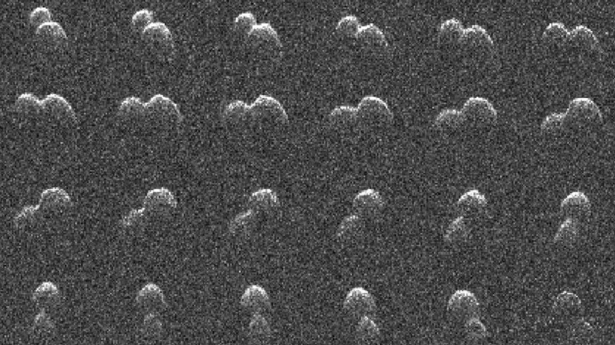 Imágenes de radar del asteroide  2024 JV33
