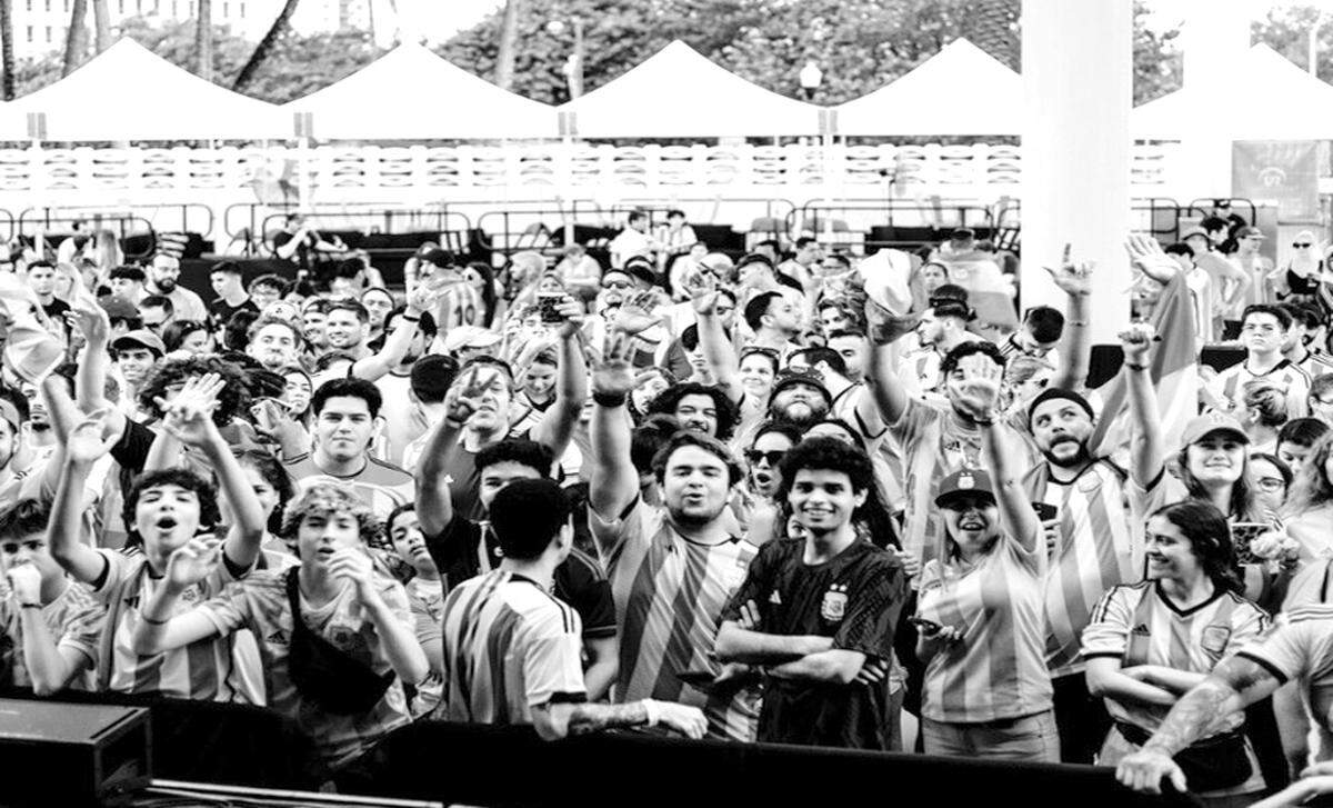Copa América Semifinales en Miami Beach Bandshell.