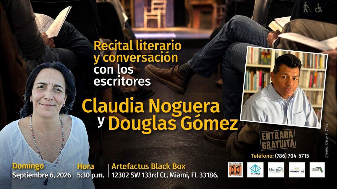 Encuentro con dos poetas venezolanos: Claudia Noguera Penso y Douglas Gómez Barrueta
