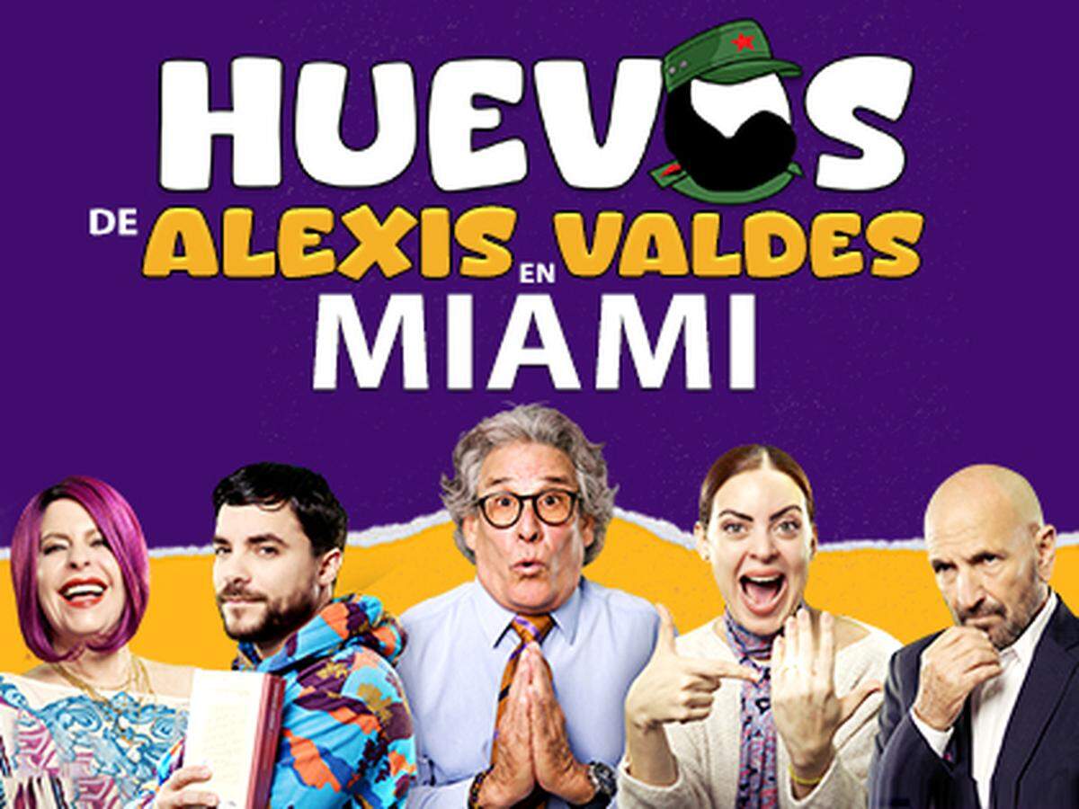 “Huevos” la comedia más reciente de Alexis Valdés en el Teatro Trail.