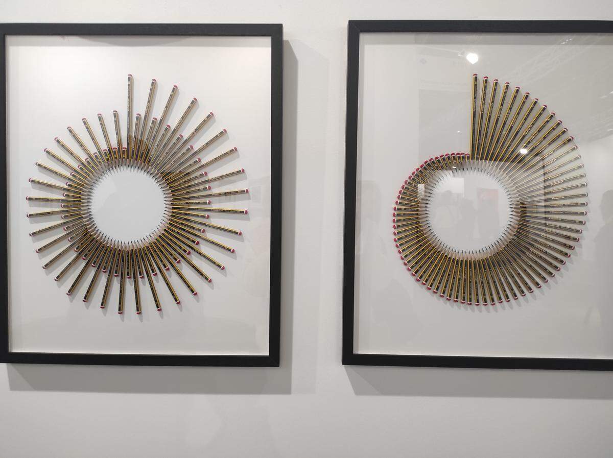 Obras del artista Esteban Peña (Colombia, 1979) en la sección general de ArcoMadrid 2026. 