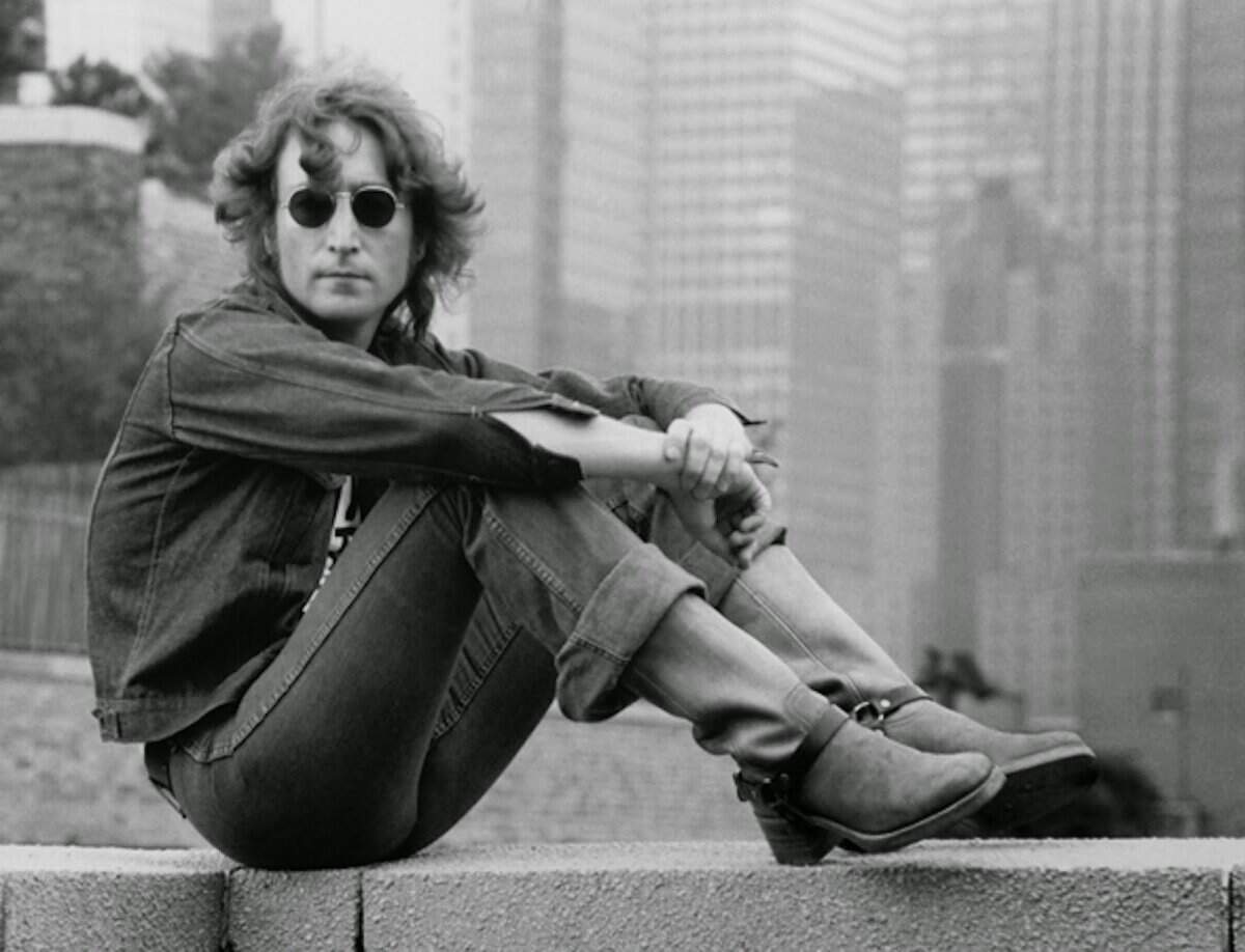 John Lennon en 1974.