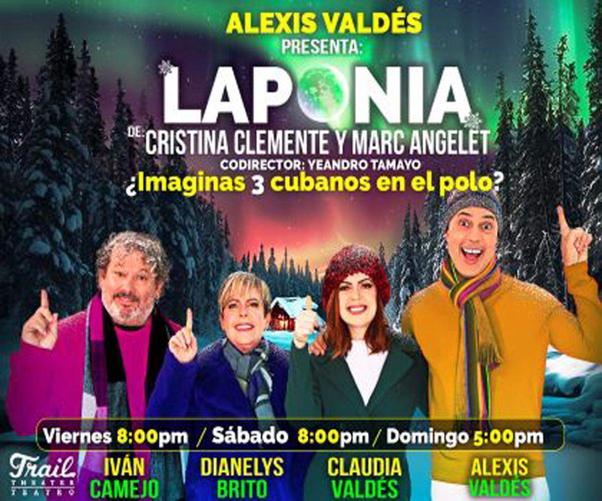‘La Ponia’, 3 cubanos en el polo, con Alexis Valdés en el Teatro Trail.