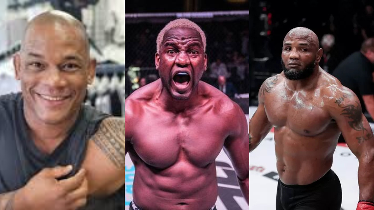 La promotora GFL prometía revolucionar las MMA, pero hoy enfrenta una crisis que afecta directamente a tres figuras cubanas: Héctor Lombard, Robelis Despaigne y Yoel Romero (de izq. a der.)