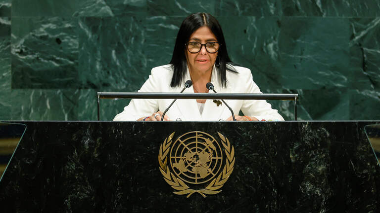 At the UN, Delcy Rodríguez vows free elections in Venezuela, but questions remain