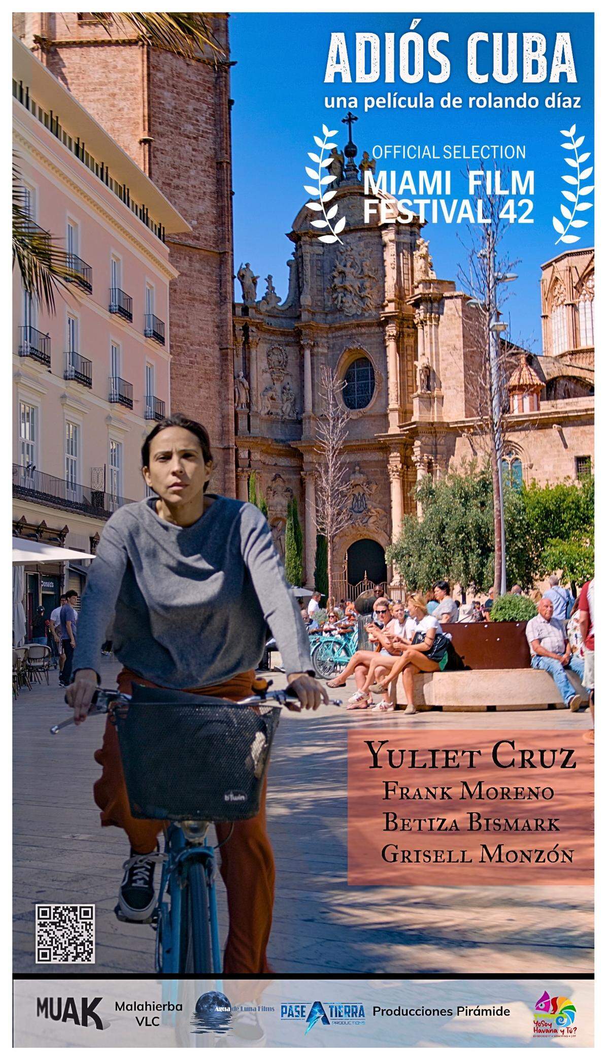 Cartel promocional de “Adiós Cuba”, de Rolando Díaz.