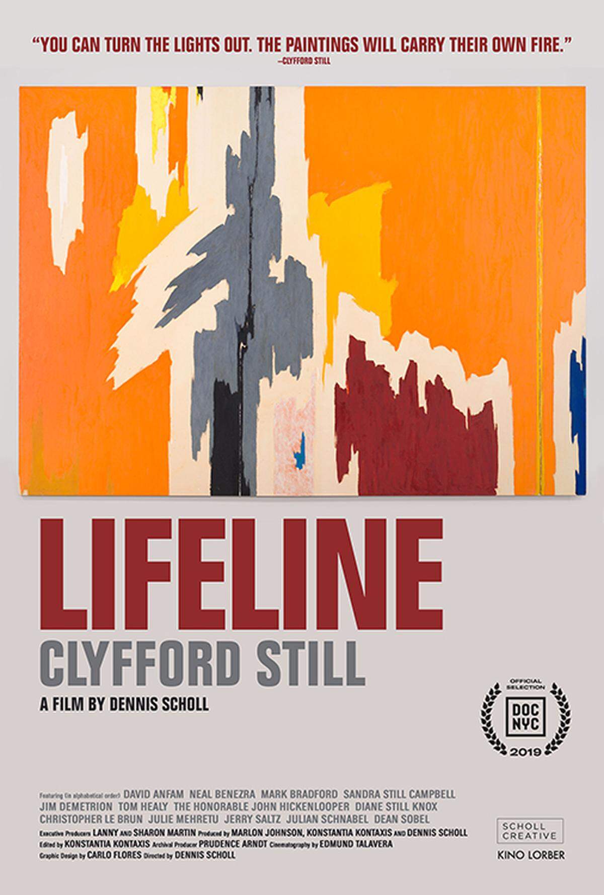 “Lifeline / Clyfford Still” por el director Dennis Scholl.