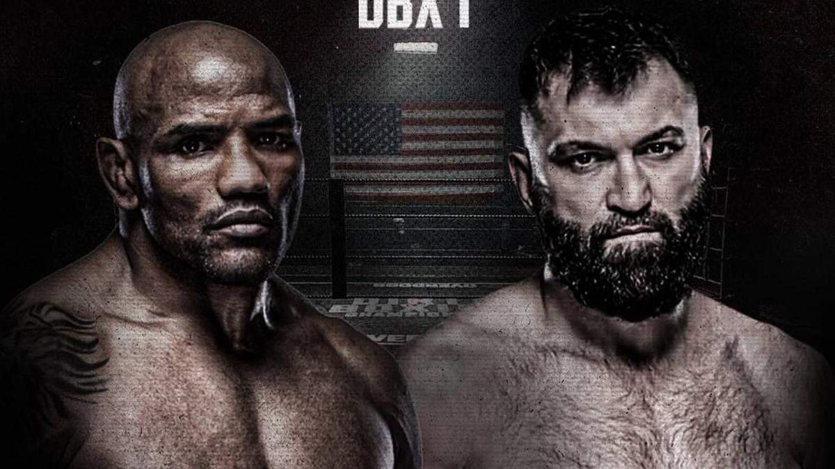 Yoel Romero (izq.) y Andrei Arlovski fueron dos figuras grandes de la UFC y ahora protagonizan la primera edición de Dirty Boxing en Miami.