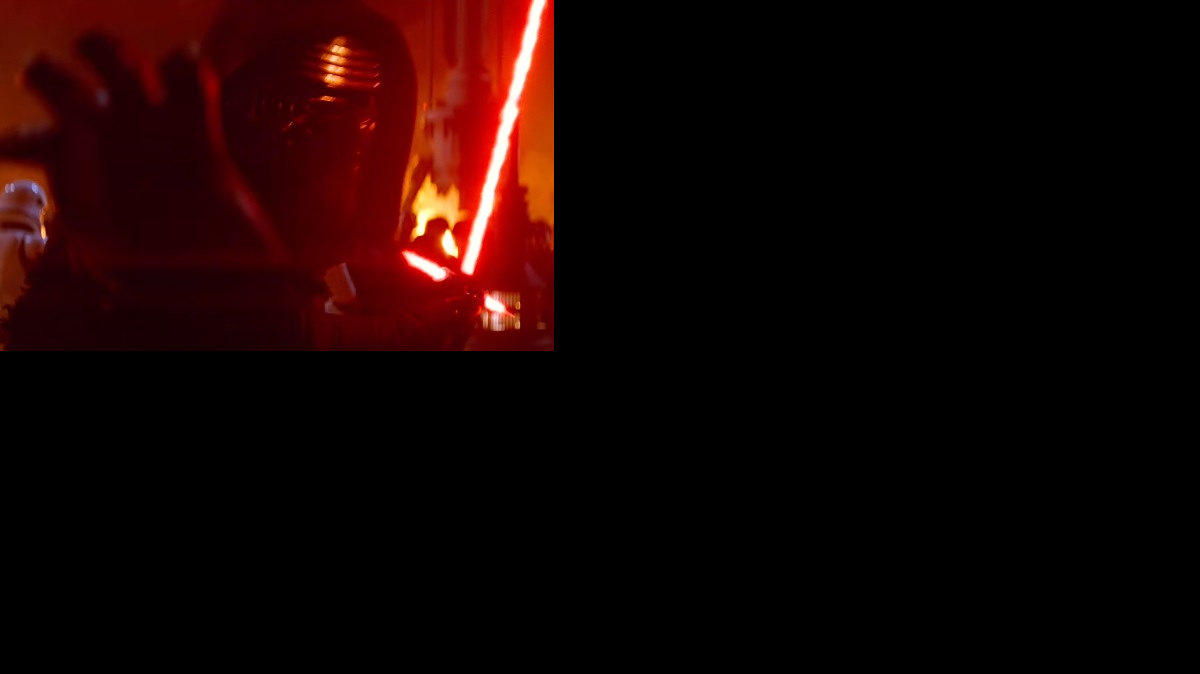 Una imagen del nuevo trailer de  Star Wars “The Force Awakens”.