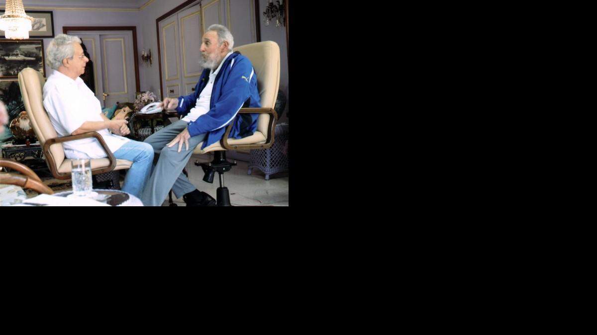 Fidel Castro y Frei Betto, en un encuentro el 16 de febrero de 2014. El periódico oficialista Granma y la página web Cubadebate reportaron que los dos se volvieron a reunir el martes 27 de enero de 2015. 