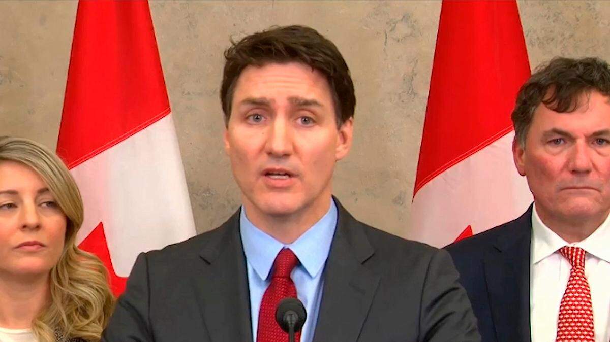 El primer ministro de Canadá, Justin Trudeau, dijo este lunes que la decisión del presidente estadounidense, Donald Trump, de imponer aranceles a los productos canadienses es “injustificada” y que Canadá tomará represalias de forma inmediata.