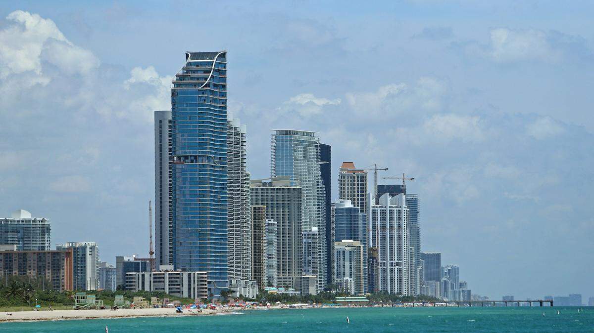 A view of the Sunny Isles Beach skyline on Tuesday, July 23, 2019.