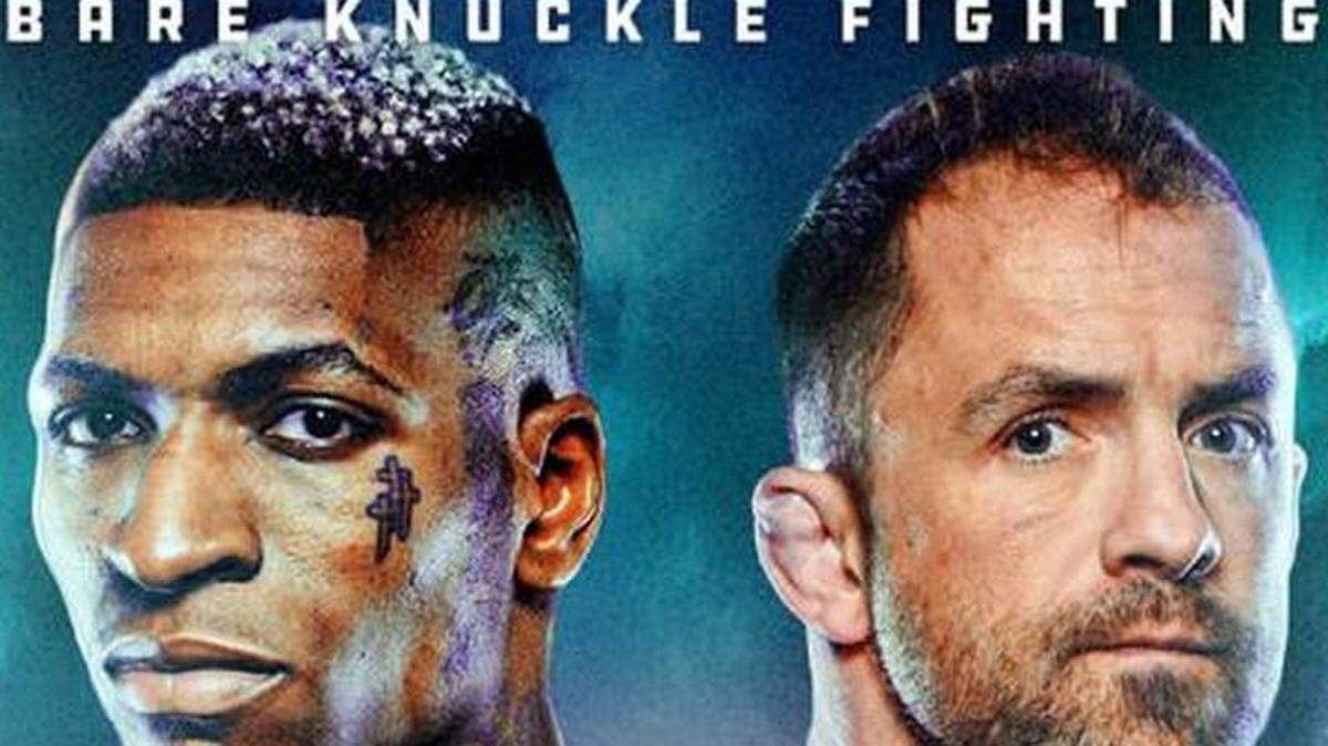 Bare Knuckle Fighting Championship (BKFC) llega a Miami el viernes 15 de marzo en una cartelera en Vivo Dolphin Mall, encabezada por una batalla de peso welter entre Howard Davis y Sean Wilson (der.).