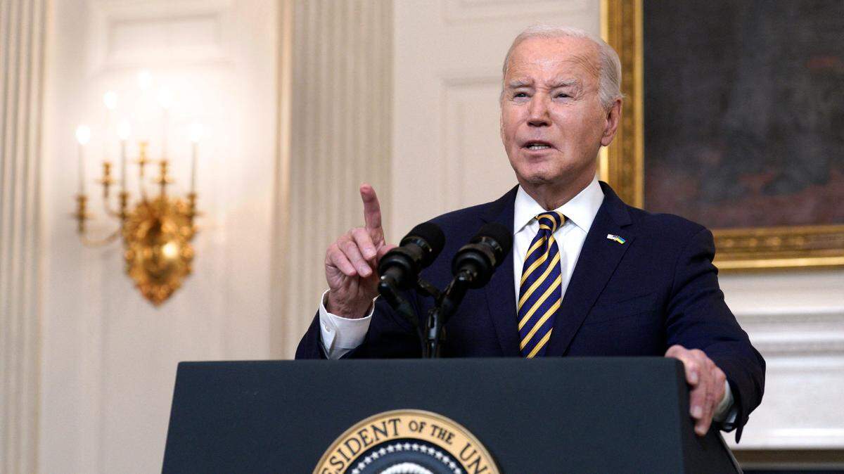 EL presidente Joe Biden da declaraciones desde la Casa Blanca, el martes 6 de febrero de 2024.