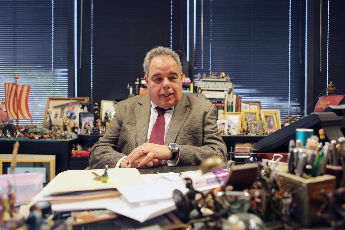 El abogado de inmigracin Wilfredo Allen durante entrevista el Miercoles 3 de mayo del 2017 en Miami.