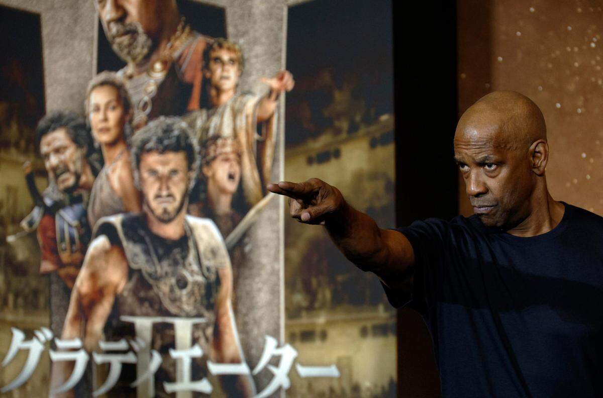 Denzel Washington es uno de los protagonistas de “Gladiator II”.