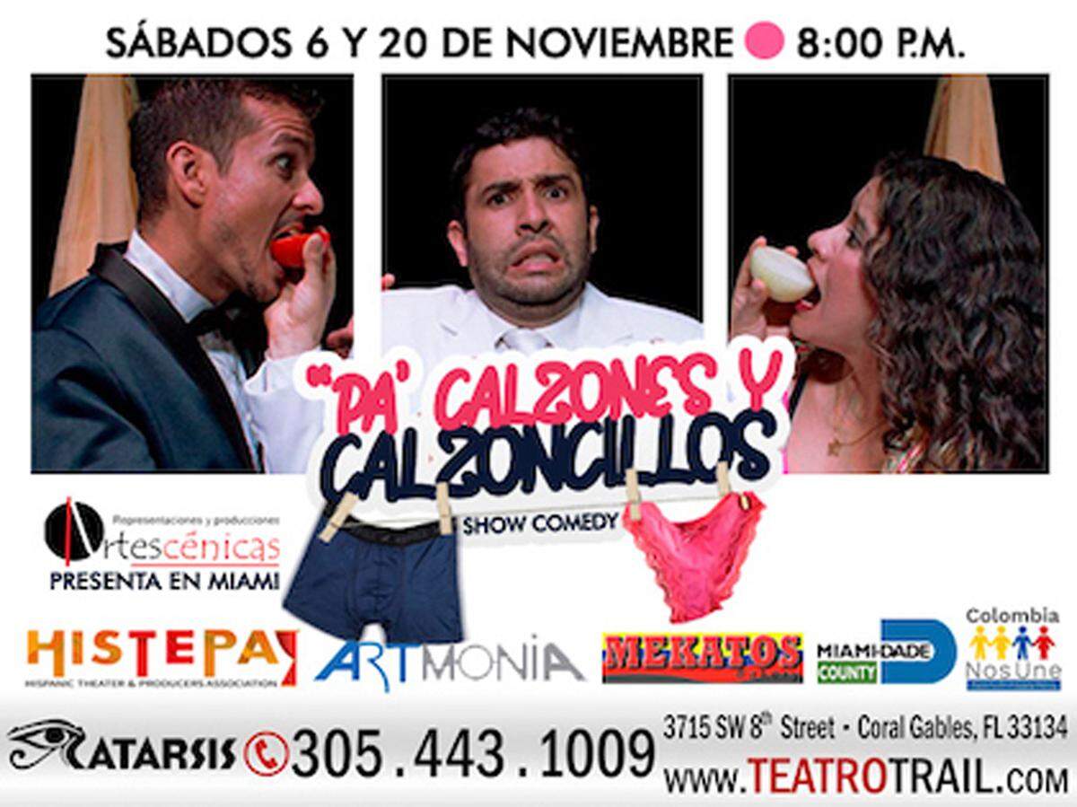 ‘Pa’ calzones y calzoncillos’, show comedia de la compañía Artescénicas.