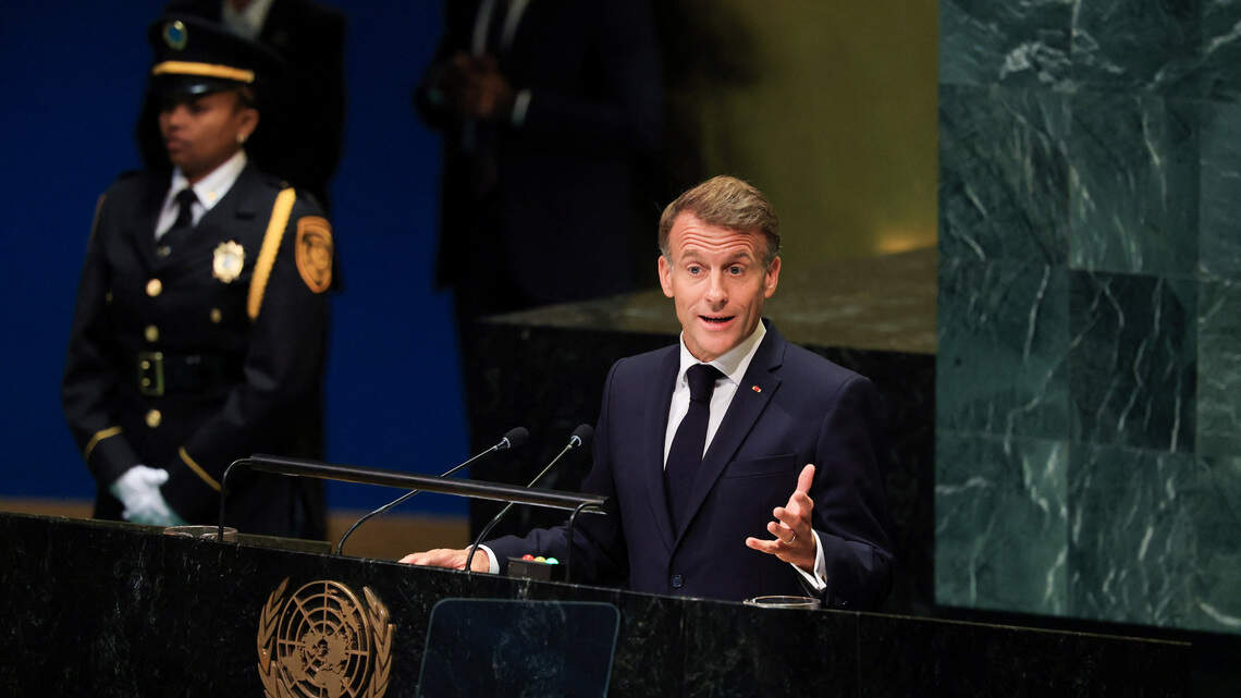 Macron denuncia en la ONU la diplomacia de Trump en Gaza como un “espectáculo vergonzoso”