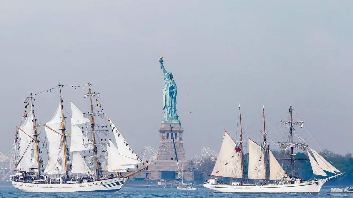 Nueva York acogerá las celebraciones del 250.º aniversario de Estados Unidos en 2026 con un gran desfile de barcos.