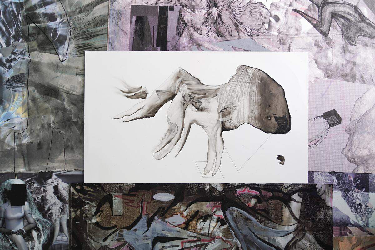 Obra de Leo Castañeda en la muestra ‘Media Under Dystopia’, organizada por el artista Rodolfo Peraza.