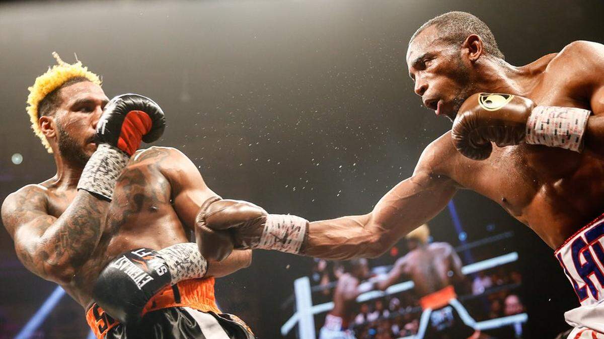 ERISLANDY LARA Y Jarrett Hurd (i) fueron protagonistas de la mejor pelea del 2018 para muchos medios.