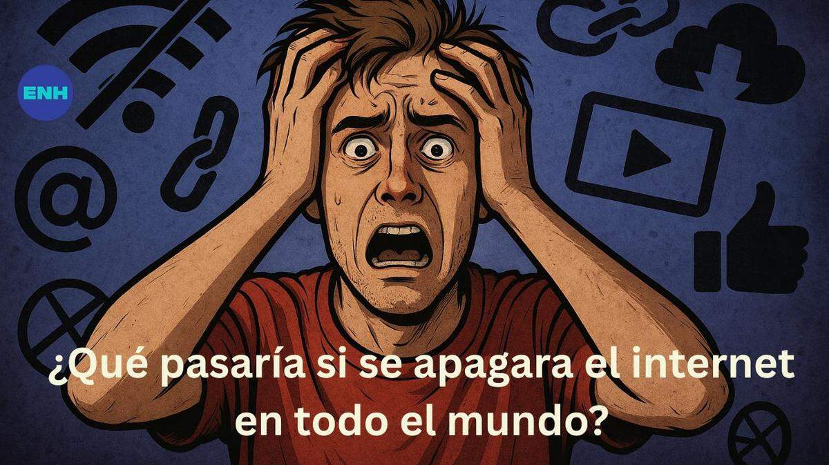 Si se apagara el internet en todo el mundo, estaríamos ante un cambio radical. Regresaríamos a la comunicación directa y comenzaría un nuevo mundo. 