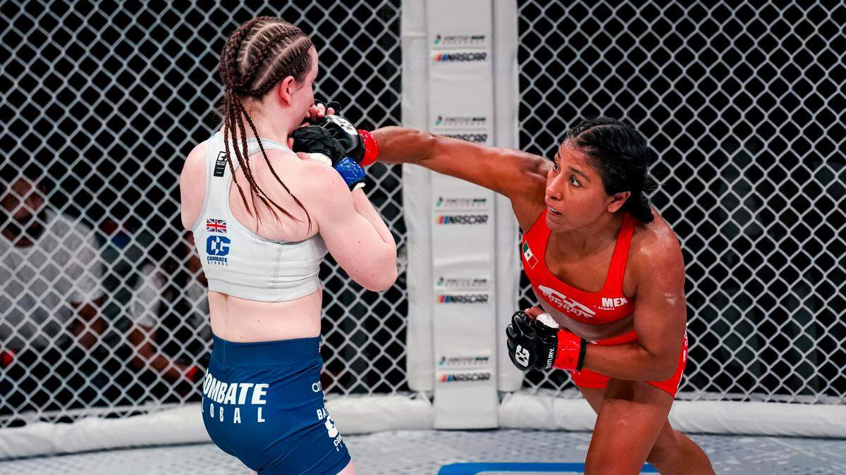 La la reconocida boxeadora mexicana busca consagrarse en dos mundos: este jueves disputa su segunda pelea en Combate Global con peleas que pueden verse de manera gratuita en el canal de youtube de la empresa