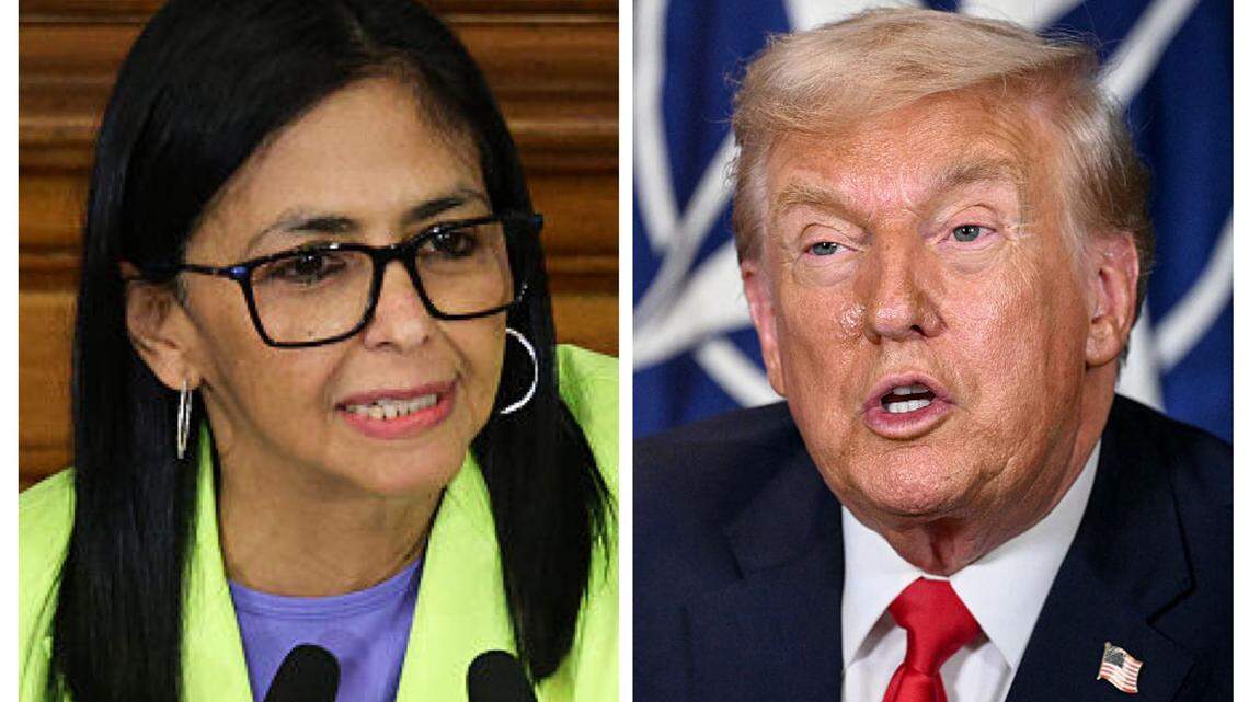 Encuesta: Elogios a Delcy Rodríguez golpean popularidad de Trump en Venezuela