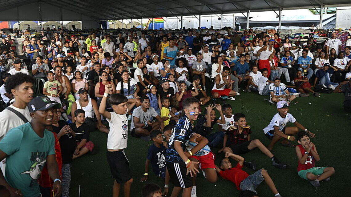 Final del Mundial: una fiesta de 120 minutos para aliviar la tragedia de los refugiados en Venezuela