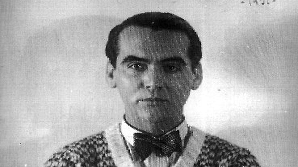 Retrato de Federico García Lorca, sin fechar. 