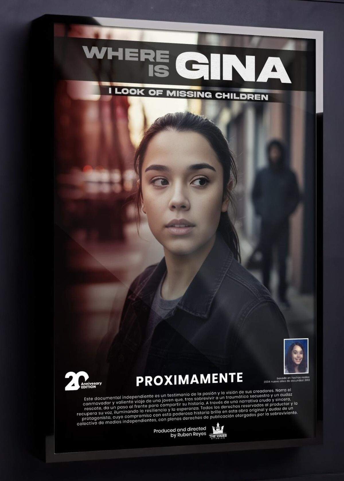 Documental “Where is Gina”, dirigido y producido por Rubén Reyes.