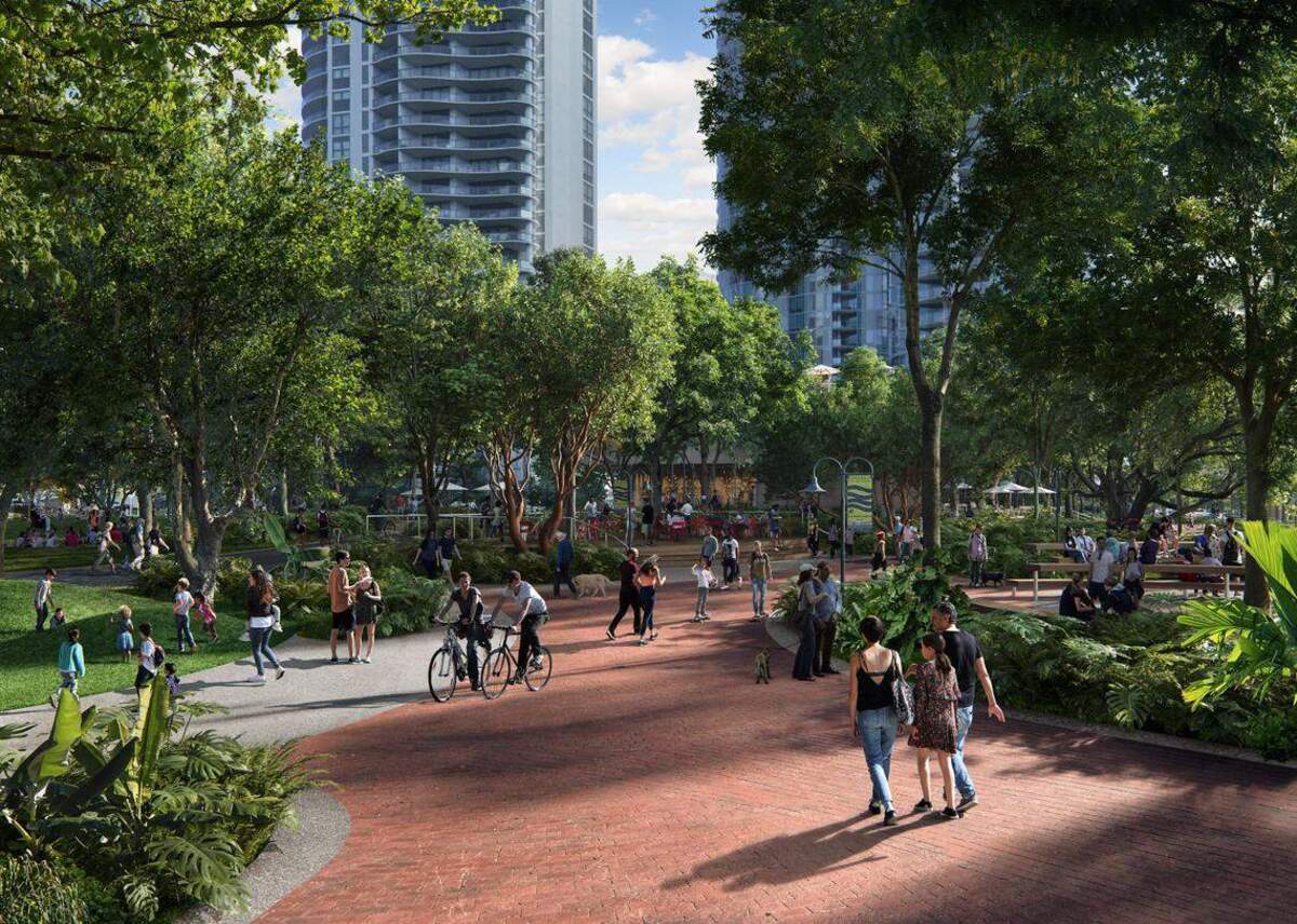 El Parque Huizenga reabrirá al público el 24 de enero después de una renovación de $15 millones. Una representación del parque muestra el rediseño.