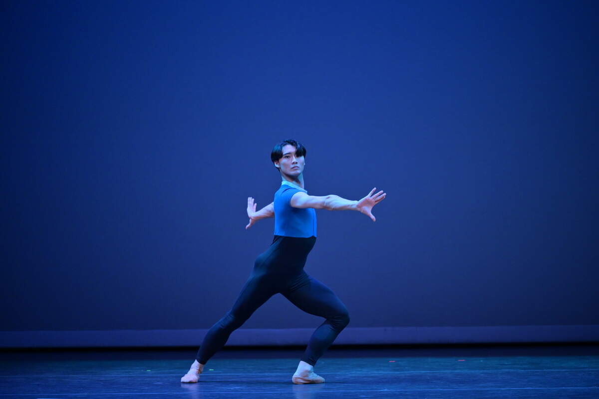 El bailarín Ataru Matsuya, de Arts Ballet Theatre of Florida, en “Taiko Man” de Vladimir Issaev.