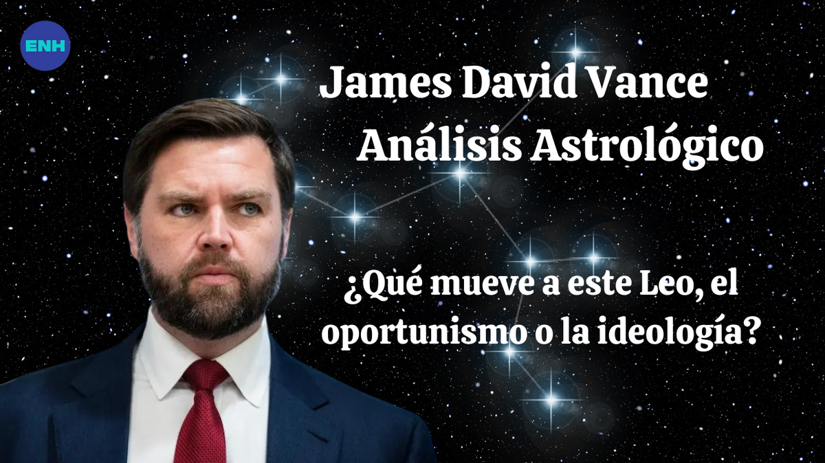 James David Vance nació a las 8:11 a.m. el 2 de agosto de 1984 en Ohio. Vance es el candidato a la vicepresidencia del Partido Republicano para las elecciones de noviembre de 2024. 
