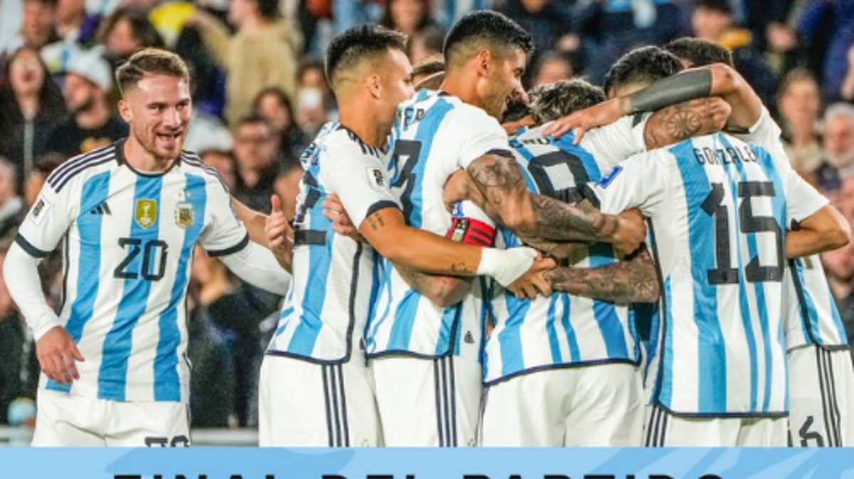 Con el astro Lionel Messi sentado en la banca un tiempo, Argentina venció 1-0 a Paraguay en la eliminatoria mundialista, el 12 de octubre de 2023 en el estadio Monumental de Buenos Aires.