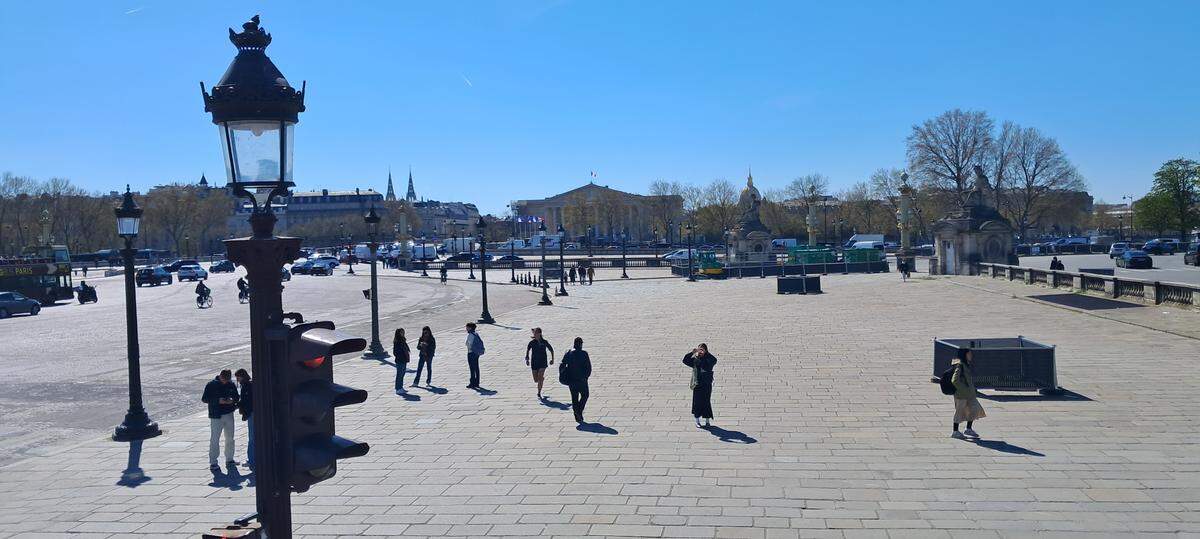 La Plaza de la Concordia de París.