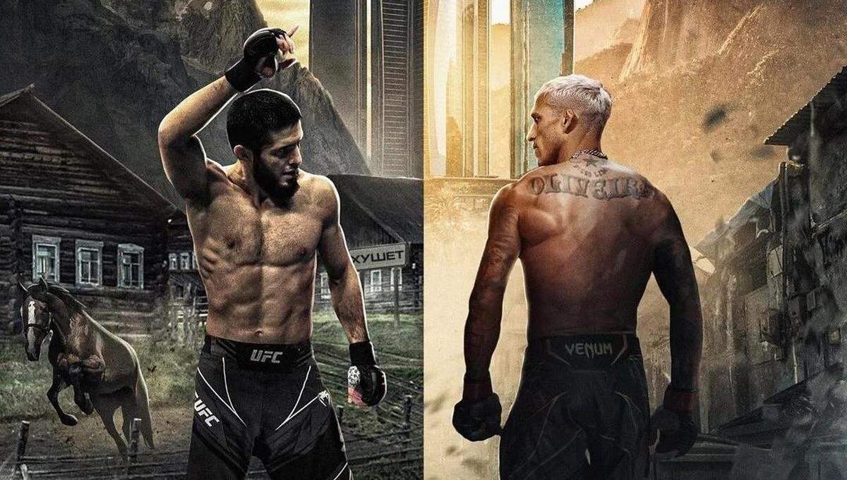 Charles Oliveira (der.) ya es el mejor peso ligero del mundo. Pero si es capaz de vencer a la llamada “reencarnación” de Khabib Nurmagomedov, Islam Makhachev, en el evento UFC 280 con sede en Abu Dhabi, significaría un paso enorme en su carrera.