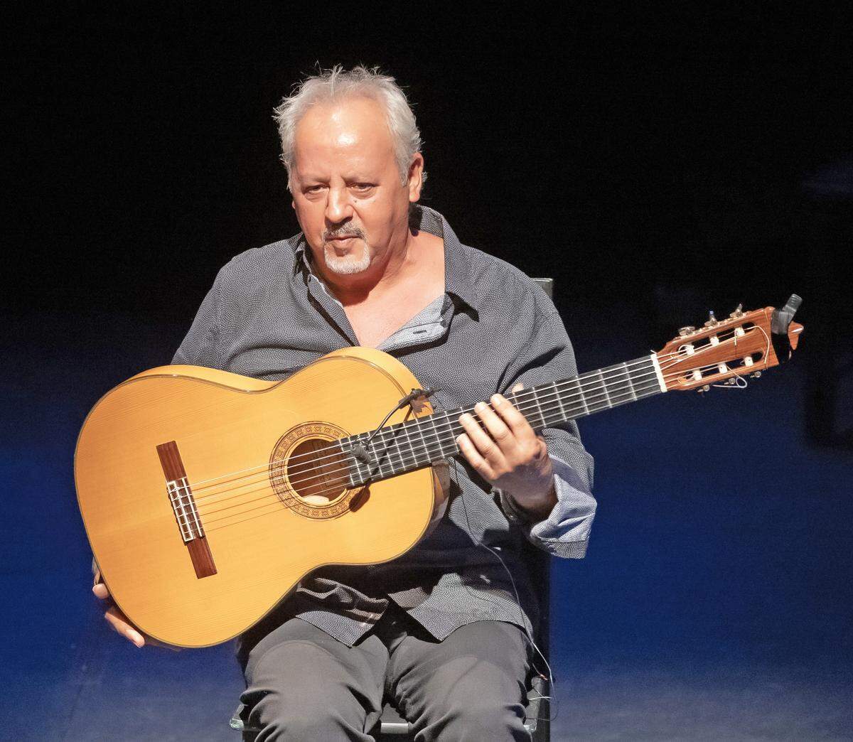 El guitarrista José Cortés “Pansequito”. 