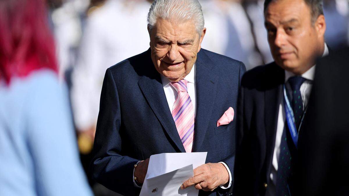 El presentador de televisión chileno Mario Kreutzberger, más conocido como Don Francisco, llega a la ceremonia de investidura del nuevo presidente de Chile, José Antonio Kast, en el Congreso Nacional en Valparaíso, Chile, el 11 de marzo de 2026.