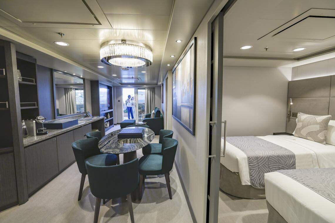 La Royal Suite en el MSC Yacht Club.