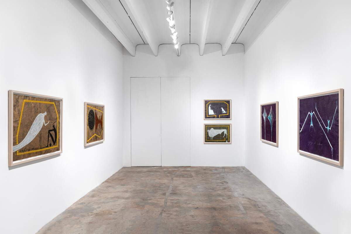 Obras de José Bedia en Snitzer Gallery.