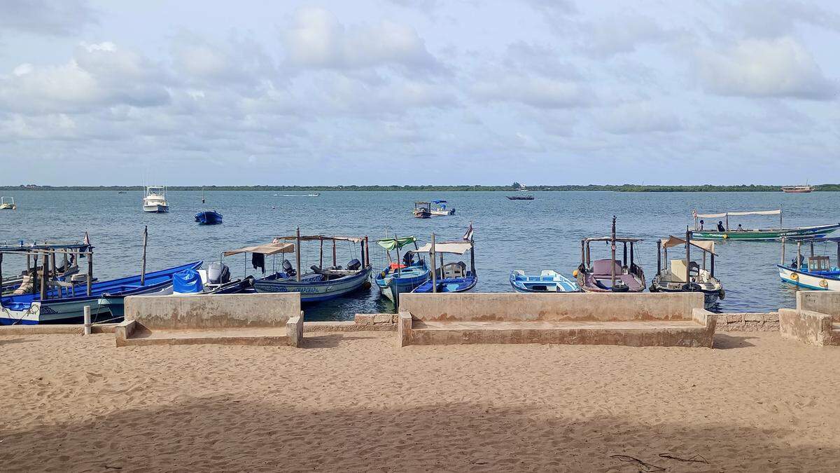 El barco es la mejor opción para recorrer Lamu y las islas cercaanas.