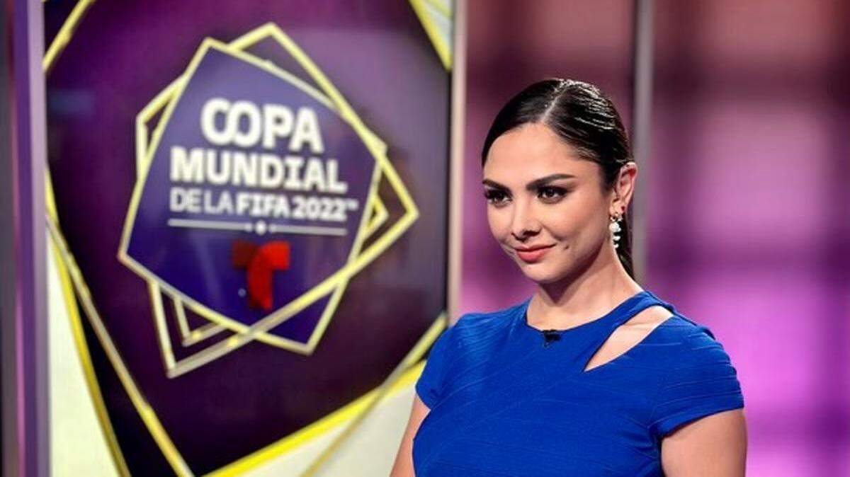 Daniella López fue conductora del programa de Telemundo “Zona Mixta” durante el Mundial de Catar.