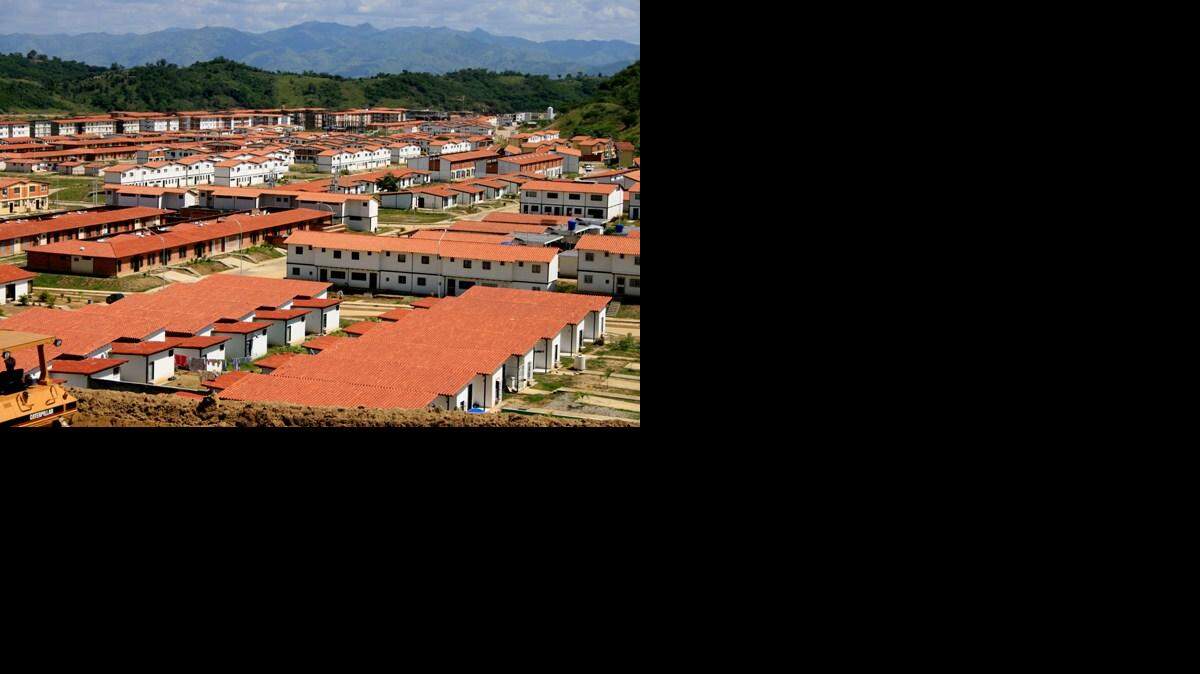 Vista de viviendas subsidiadas en Venezuela. AFP-Getty Images-Archivo