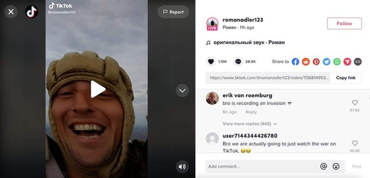 Vídeo relacionado con el conflicto en Ukrania que ya se había publicado en Instagram en 2016, según agencias de verificación y la propia comunidad de usuarios de la red.