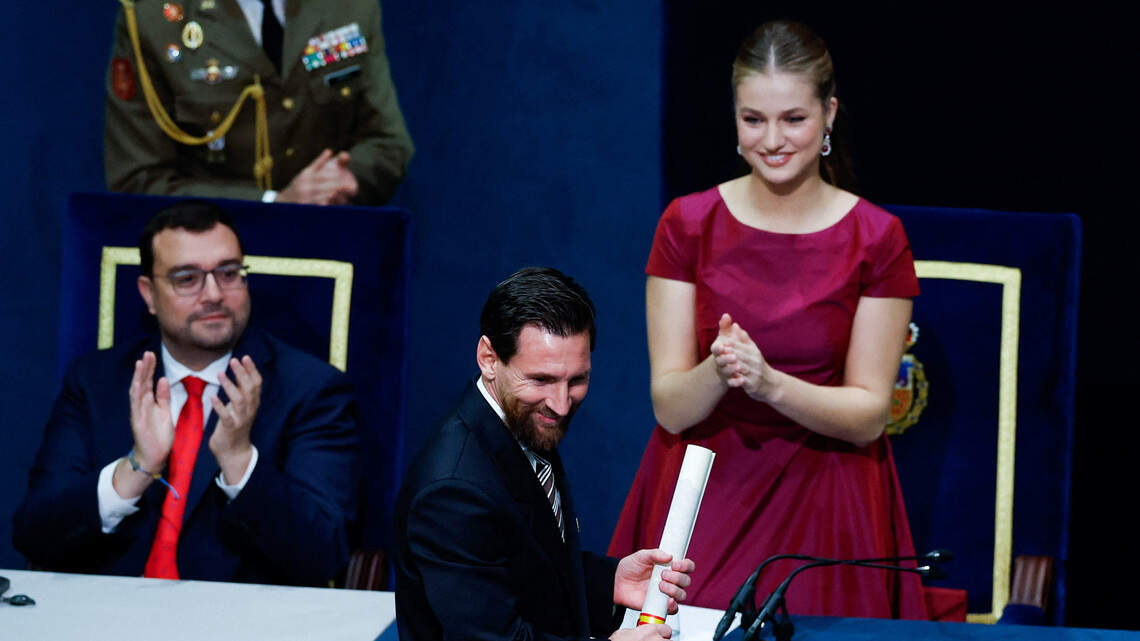 Messi añade el Premio Princesa de Asturias de los Deportes a su gran vitrina de trofeos